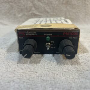 RTCA-DO-160B-DO-170 PS Engineering Inc. PM1000 Panel Mount Intercom